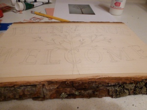 Basswood Welcome Sign (4)